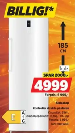 POWER kulz Kjøleskap tilbud