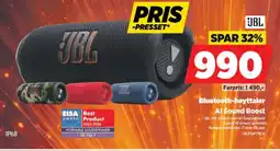 POWER JBL Bluetooth-høyttaler AI Sound Boost tilbud