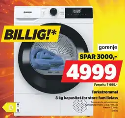 POWER Gorenje tørketrommel tilbud