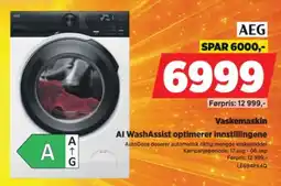 POWER AEG Vaskemaskin tilbud
