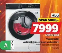 POWER AEG Vaskemaskin tilbud