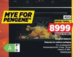 POWER AEG integrert stekteovn tilbud
