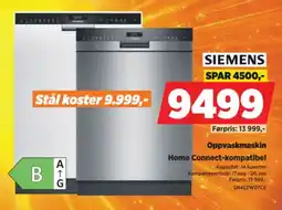 POWER Siemens oppvaskmaskin tilbud