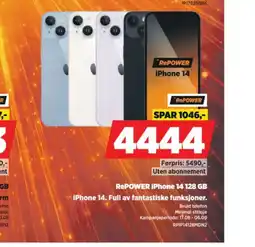 POWER RePOWER iPhone 14 128 GB tilbud
