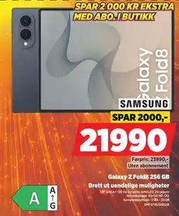 POWER Samsung Galaxy Z Fold8 256 GB tilbud