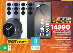 POWER Samsung Galaxy S26 Ultra 256 GB + Galaxy Watch8 44mm tilbud