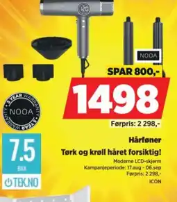POWER Nooa Hårføner tilbud