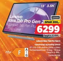 POWER Lenovo Idea Tab Pro Gen 2 tilbud