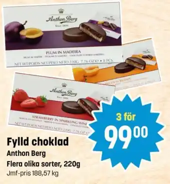 Fylld choklad Anthon Berg