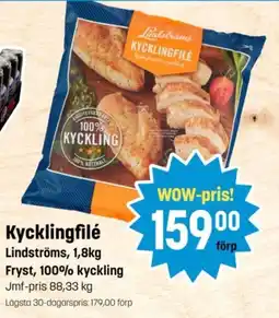 Eurocash Lindströms Kycklingfilé tilbud