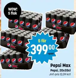 Eurocash Pepsi Max tilbud