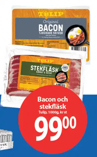 Tulip bacon och stekfläsk
