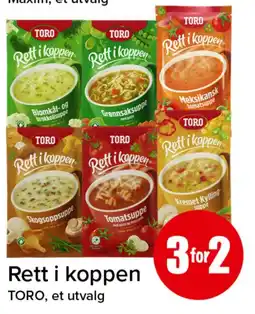Spar Toro Rett i koppen tilbud