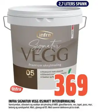 Infra Signatur Vegg 05/Matt Interiørmaling