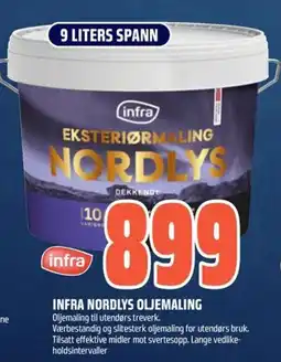 Obs Bygg Infra Nordlys oljemaling tilbud