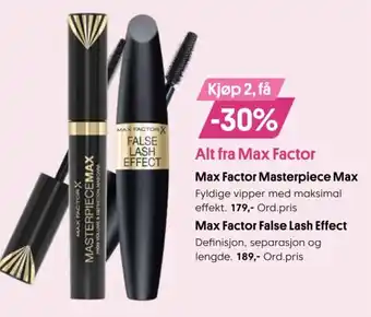Max Factor Alt fra Max Factor