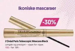 VITA L'Oréal Paris Telescopic Mascara Black tilbud