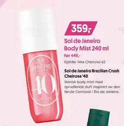 VITA Sol de Janeiro Body Mist tilbud