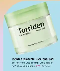 VITA Torriden Balanceful Cica Toner Pad tilbud