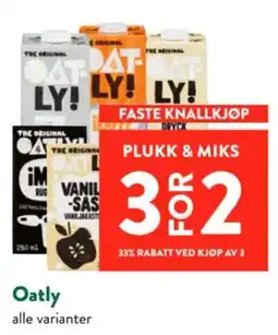 Jacobs Oatly alle varianter tilbud
