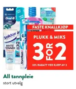 Jacobs All tannpleie tilbud