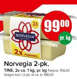 Spar Norvegia 2-pk tilbud
