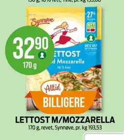 Kiwi LETTOST M/MOZZARELLA tilbud