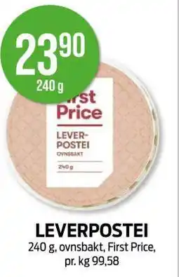 Kiwi LEVERPOSTEI tilbud