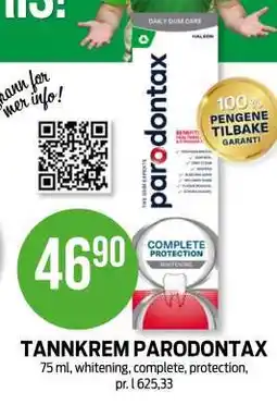 Kiwi TANNKREM PARODONTAX tilbud