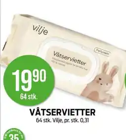 Kiwi Våtservietter tilbud