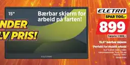 POWER Eletra 15,6" bærbar skjerm tilbud
