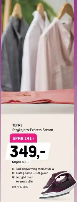 Tefal Strykejern Express Steam