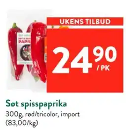 Jacobs Søt spisspaprika tilbud