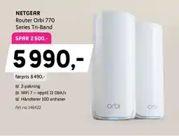 ELON Netgear Router Orbi 770 Series Tri-Band tilbud