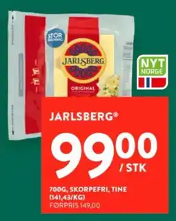 Jacobs Jarlsberg original tilbud