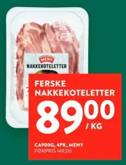Jacobs Meny Nakkekoteletter tilbud