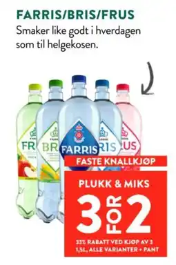Jacobs Farris/bris/frus tilbud