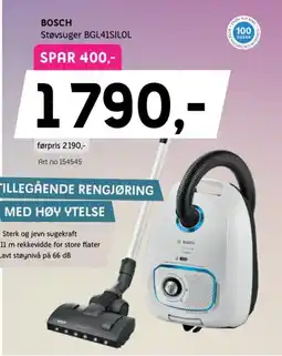 ELON Bosch Støvsuger BGL41SILOL tilbud