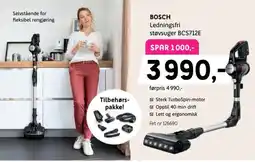 ELON Bosch Ledningsfri Støvsuger BCS712E tilbud