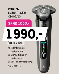 ELON Philips barbermaskin X9002/10 tilbud