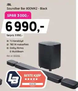 ELON Jbl soundbar bar 800mk2 black tilbud