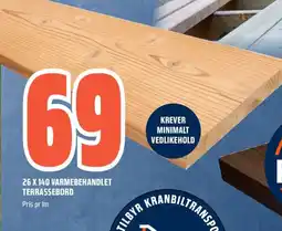 Obs Bygg Terrassebord tilbud
