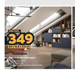 Megaflis Egger Turin Oak laminatgulv tilbud