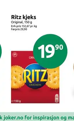 Joker Ritz kjeks tilbud