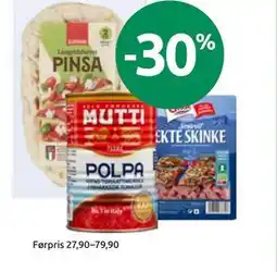 Joker Pinsa, Mutti Polpa, Ekte Skinke tilbud