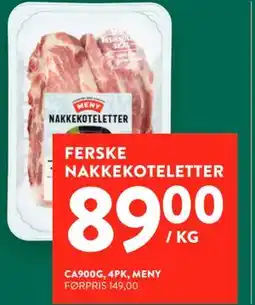 Jacobs FERSKE NAKKEKOTELETTER tilbud