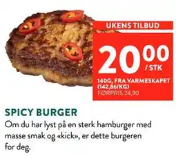 Jacobs SPICY BURGER tilbud