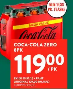 Jacobs COCA-COLA ZERO 8PK tilbud