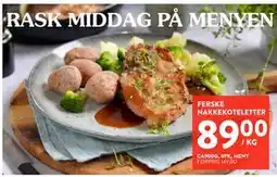 Jacobs FERSKE NAKKEKOTELETTER tilbud
