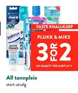 Jacobs All tannpleie tilbud